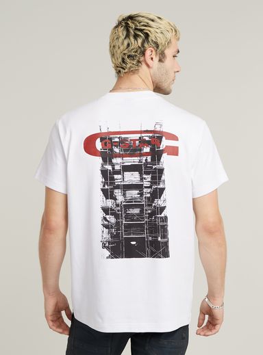 Scaffolding Back Graphic T-Shirt